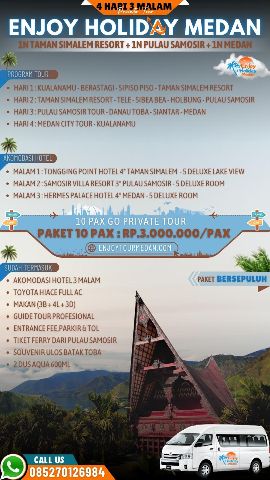 Paket Tour Berastagi
