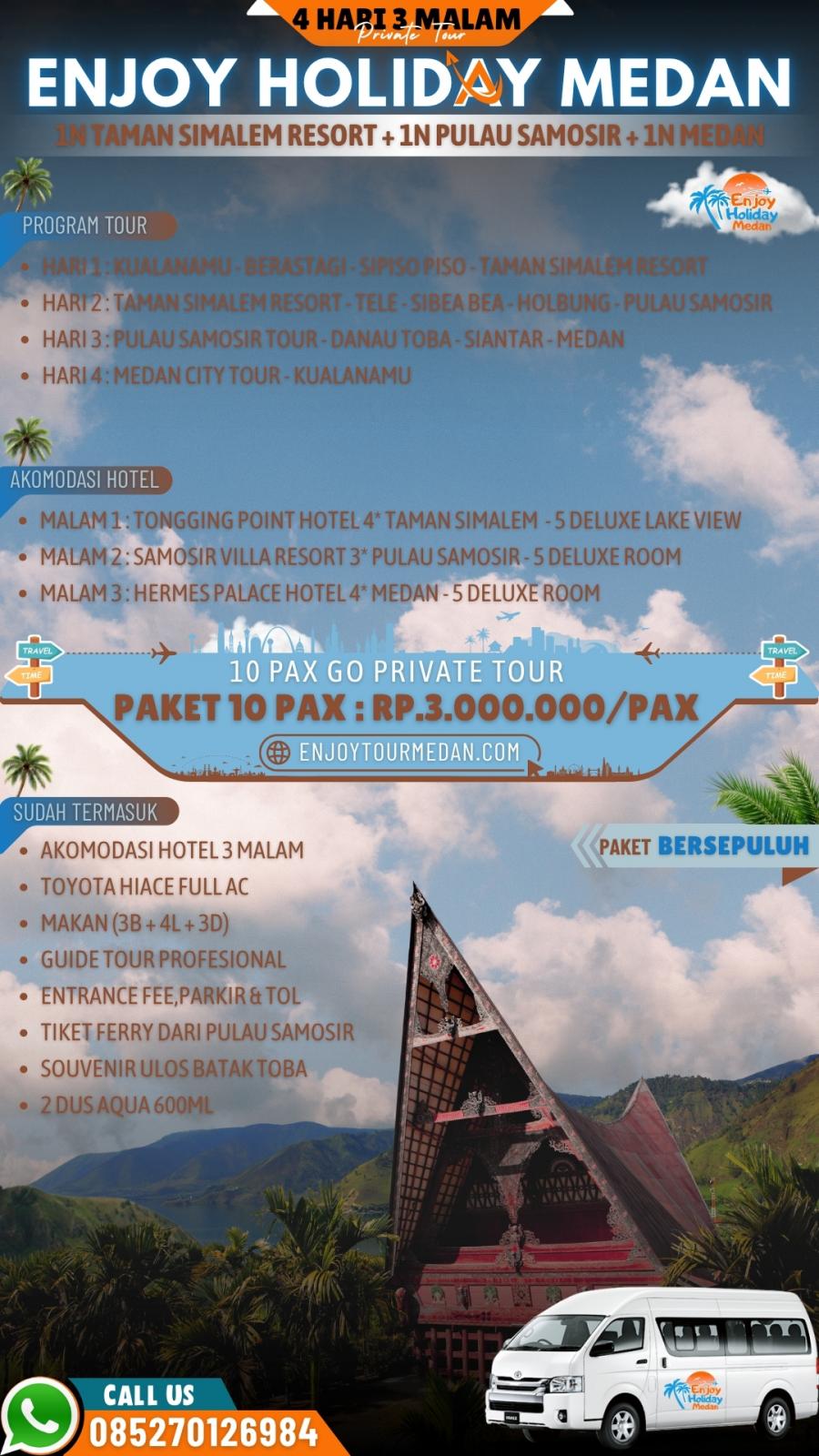 Paket Tour Danau Toba
