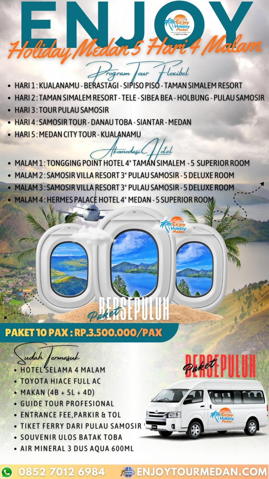 Paket Tour Taman Simalem Resort 5 Hari 4 Malam