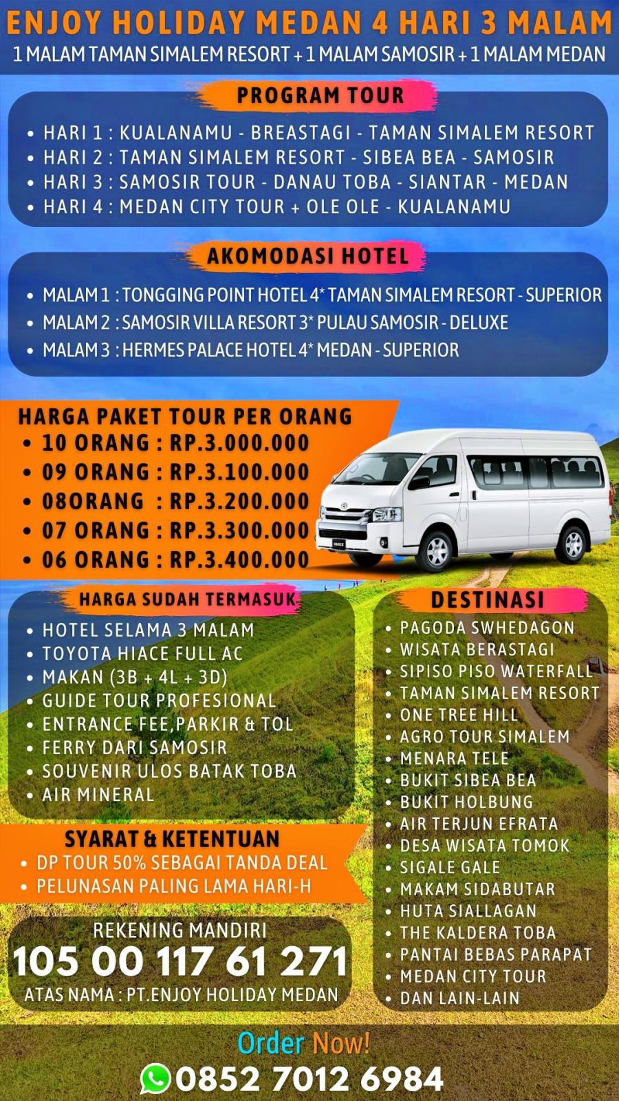 Paket Travel Medan Terbaik