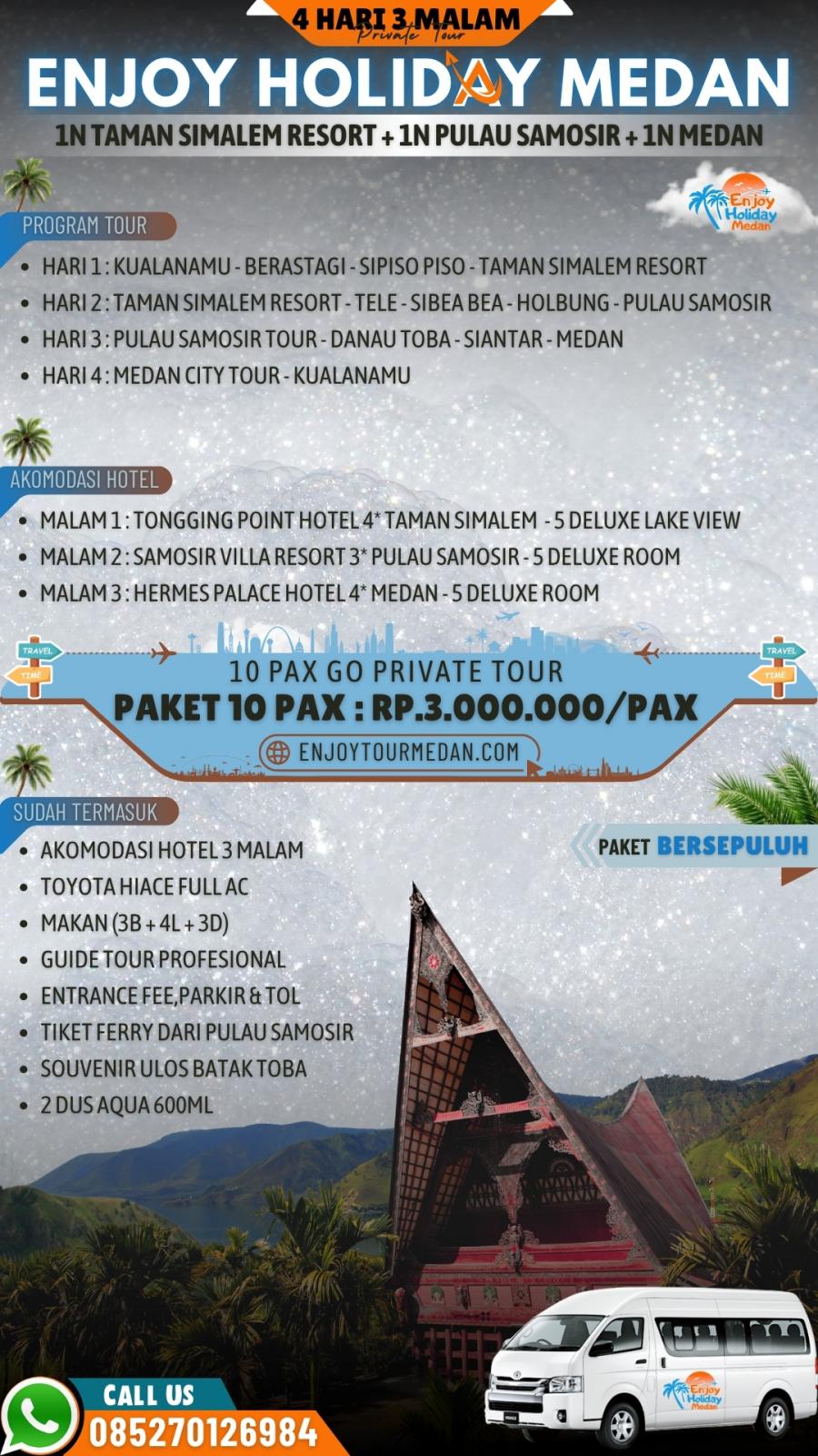 Paket Wisata Danau Toba Dari Jakarta