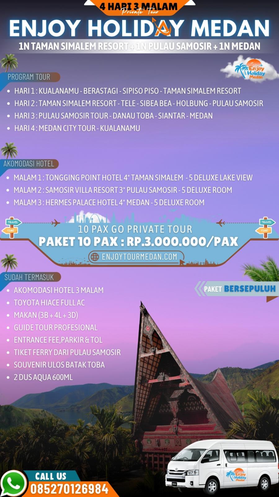 Promo Paket Wisata Danau Toba
